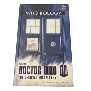 Doctor Who Book Hardcover BBC Who-ology TARDIS SciFi Fandom Gift Guide Book